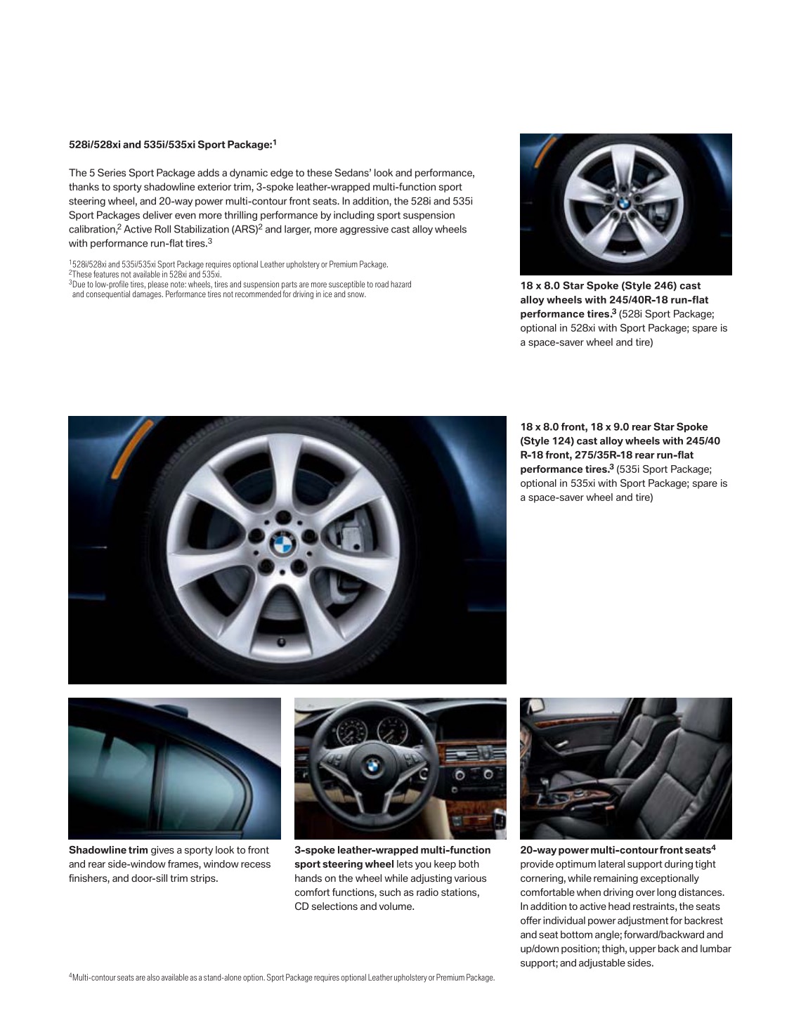 2008 BMW 5-Series Brochure Page 27